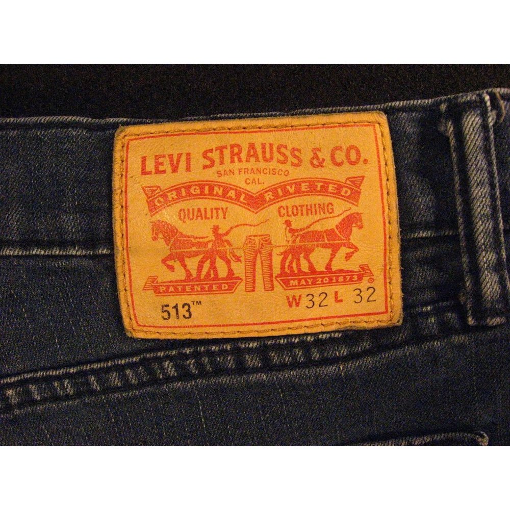 LEVIS Zipper-fly 513 CUTOFF JEAN SHORTS Cut Off W 32 Daisy Duke HIGH WAISTED - Picture 6 of 8